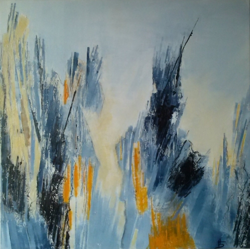 Peinture, en technique acrylique, Ideo audit - Contact